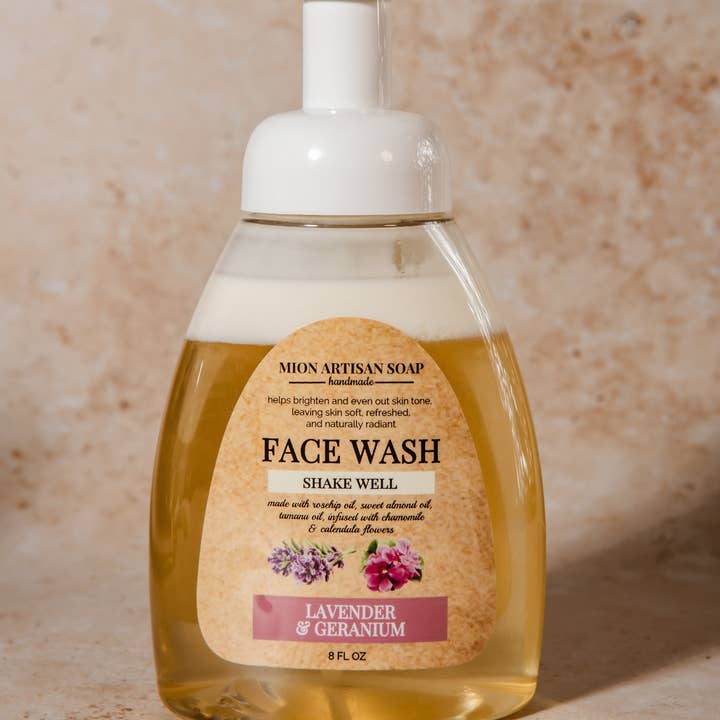 Face Wash | with Rose Hip and Tamanu Oils for wholesale by MION Artisan Soap