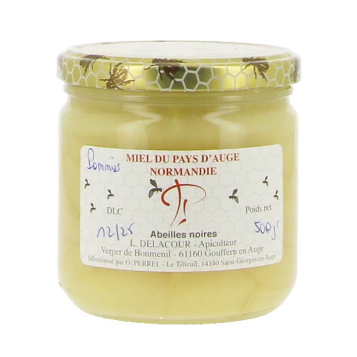 Produits-Normandie – wholesale Honey – Black bee honey 500g - Verger de Bonmenil