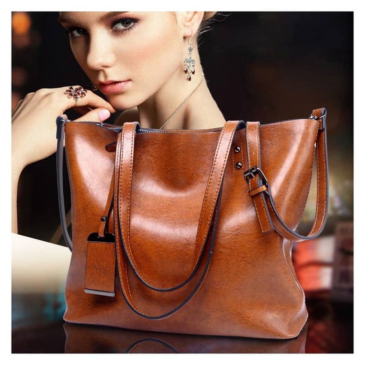 UZ Wholesale Store - Wholesale Shoulder Bag - Women's - Vintage Oil Leather Single Shoulder Handbag6