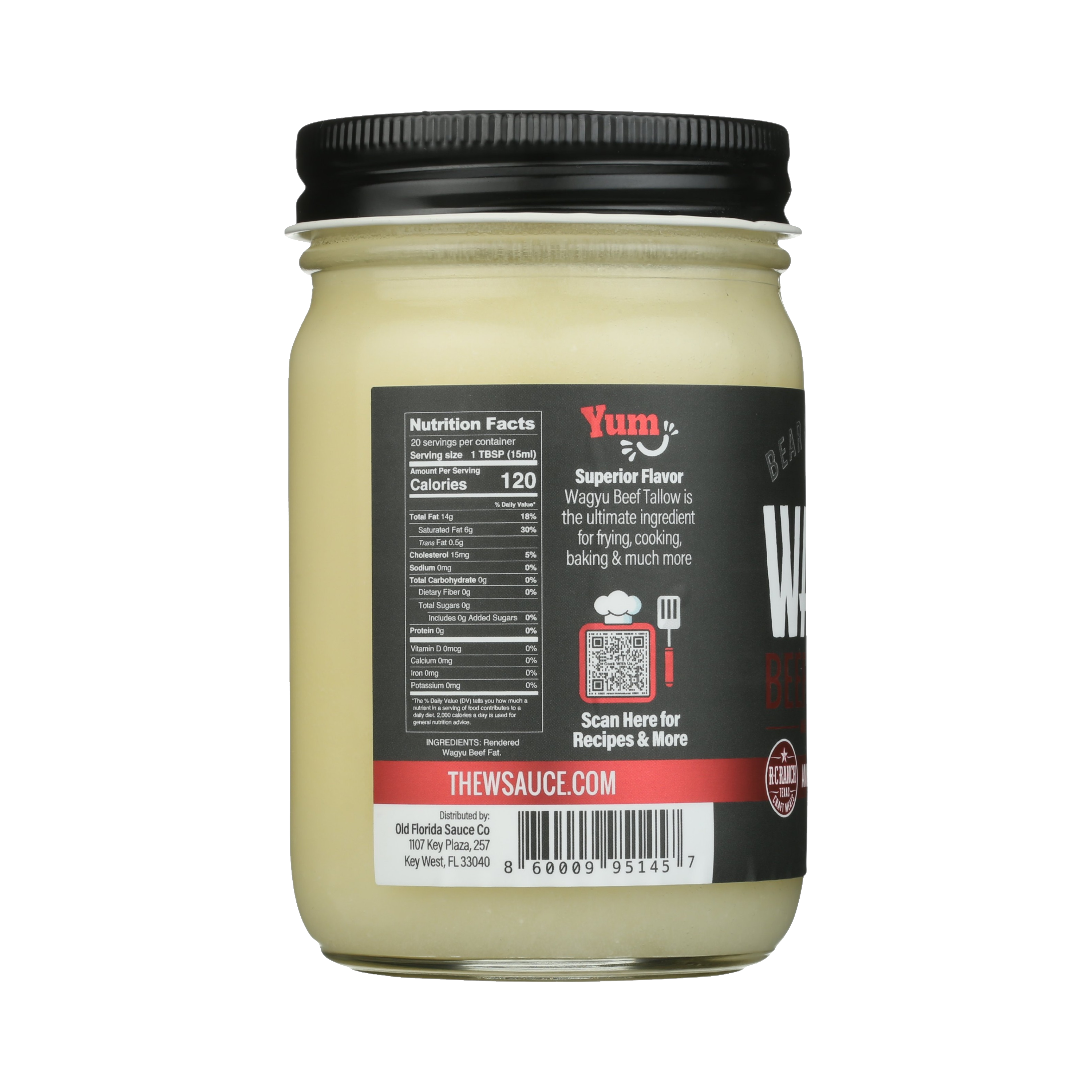 Bear & Burton's W Sauce - Wholesale Bakolie - Bear & Burton's x RC Ranch Wagyu rundvet (beef tallow)2