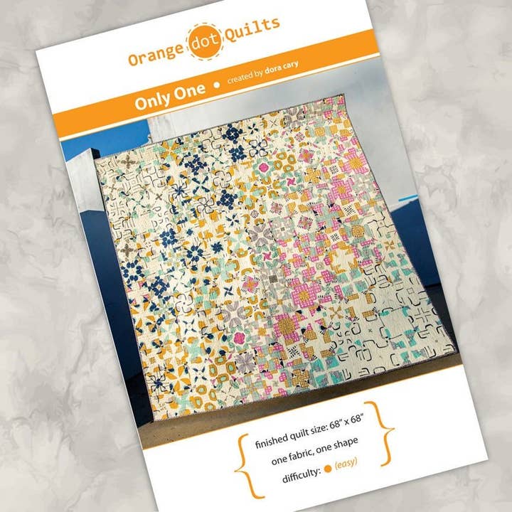 Orange Dot Quilts - Wholesale Craft Sewing Kit - Only One - Quilt Pattern