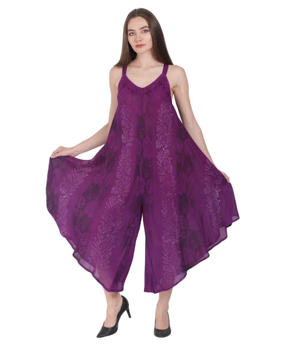 Assorted Colors Floral Tie Dye Jumper JP-20304 for wholesale on Faire19