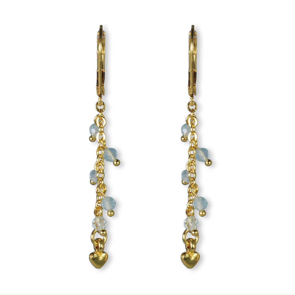 Jazu Jewellery - Wholesale Dangle Earrings - Nona earrings with semi-precious stones2