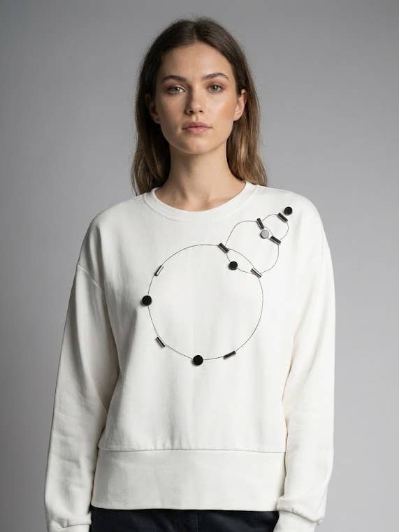 Sweat-shirt Orné d'Orbite pour la vente par ELPPIS US