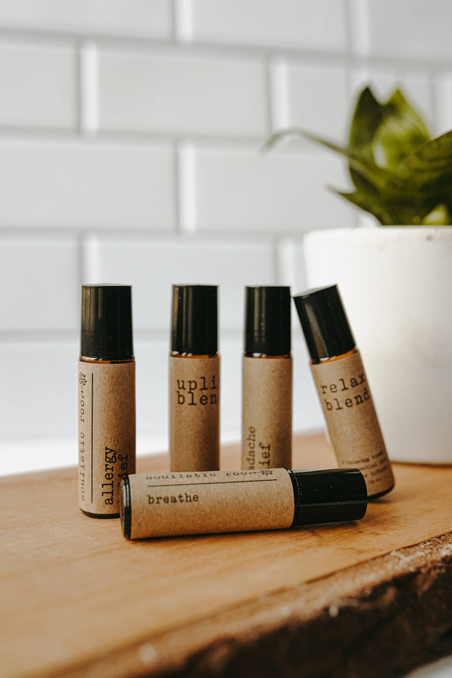 Soulistic Root - Essential Oils & Self Care Gifts - Wholesale Essential Oil Roll-On - Essential Oil Rollers Gift Set | Roll On + Roller Bottles5