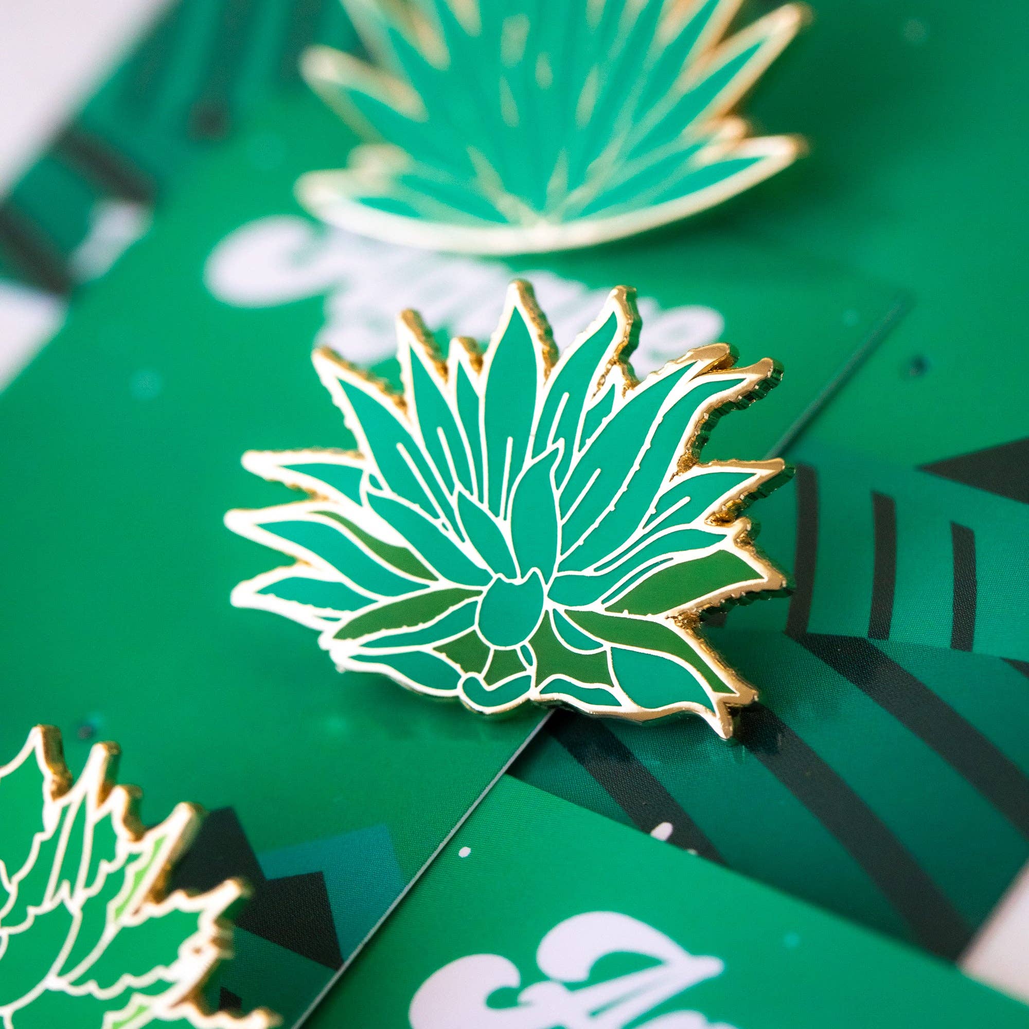 Mover & Shaker – Alfinete/botão de lapela por atacado – Pin Tepextato 'Agave'2