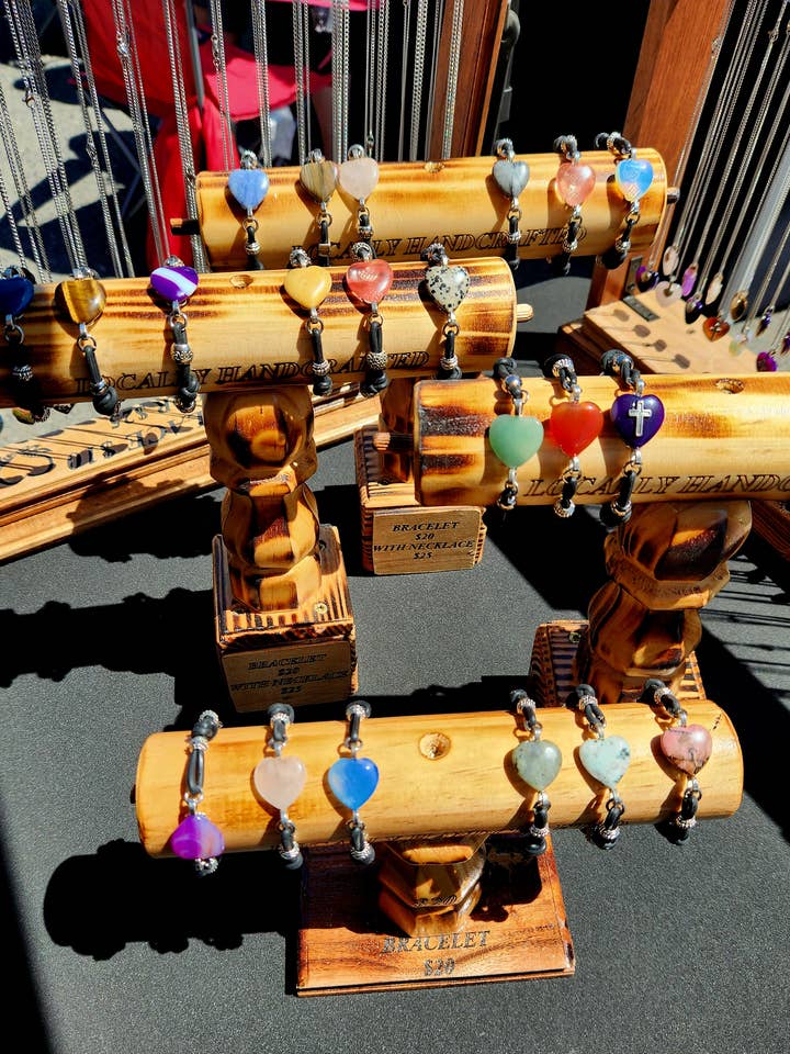 Pulseira Slip on Heart Stone por atacado de PUM STONE CREATIONS