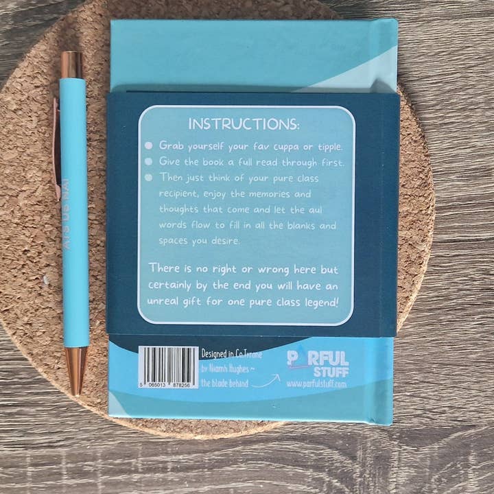 Parful Stuff – wholesale Journal/diary – A PURE CLASS Gift Prompt Book1