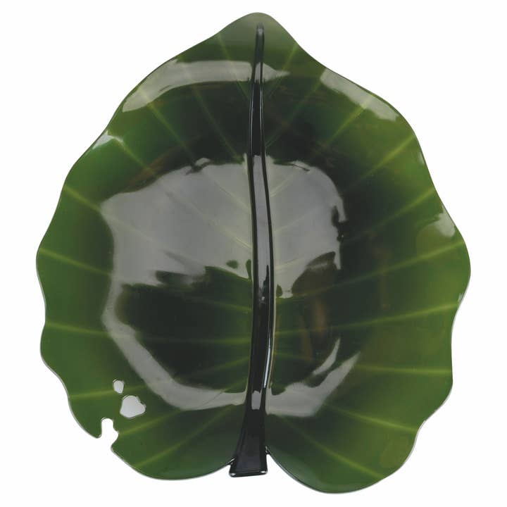 LA CUCINA GREEN LEAF SAUCER for wholesale by VdE Tivoli 1996