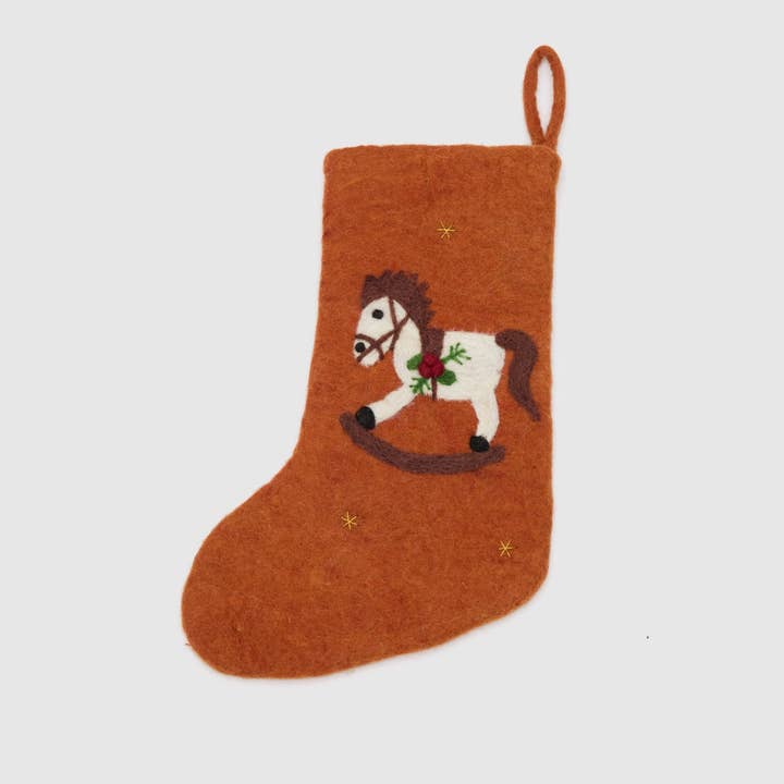 Philé - Wholesale Holiday Stocking - Christmas Stocking - Rocking Horse0