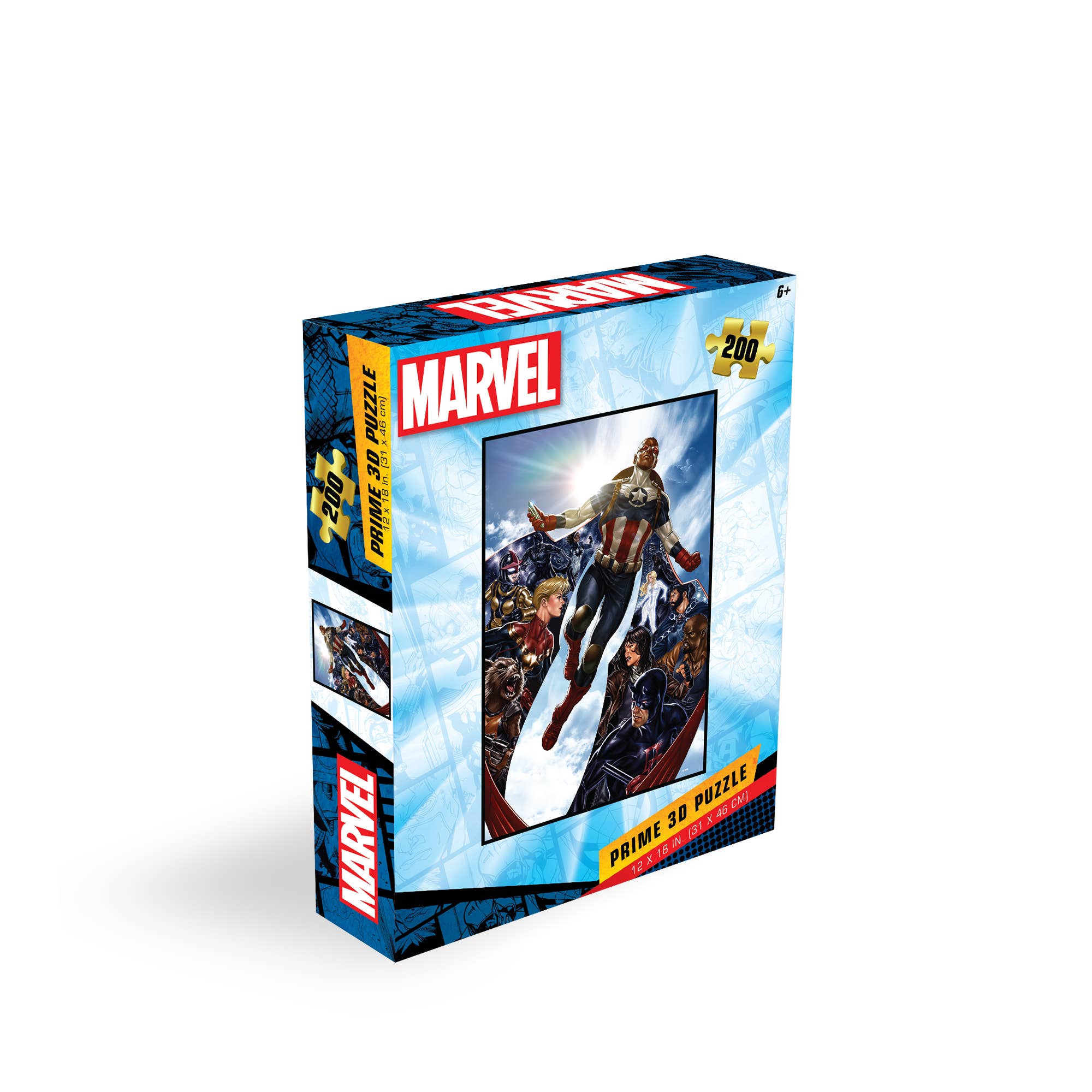 Primemotion, Inc - Wholesale Puzzle - Adult - Marvel Captain America Falcon 300pc 12x18"5
