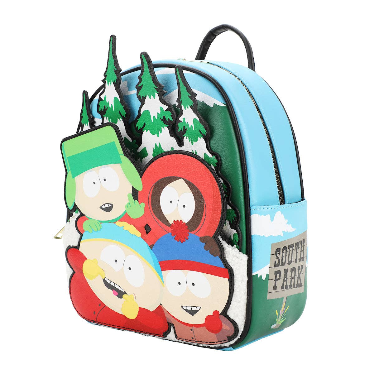 Bioworld Merchandising - Wholesale Backpack - Unisex - South Park Stan, Kenny, Cartman, and Kyle 10.5" Mini Backpack2