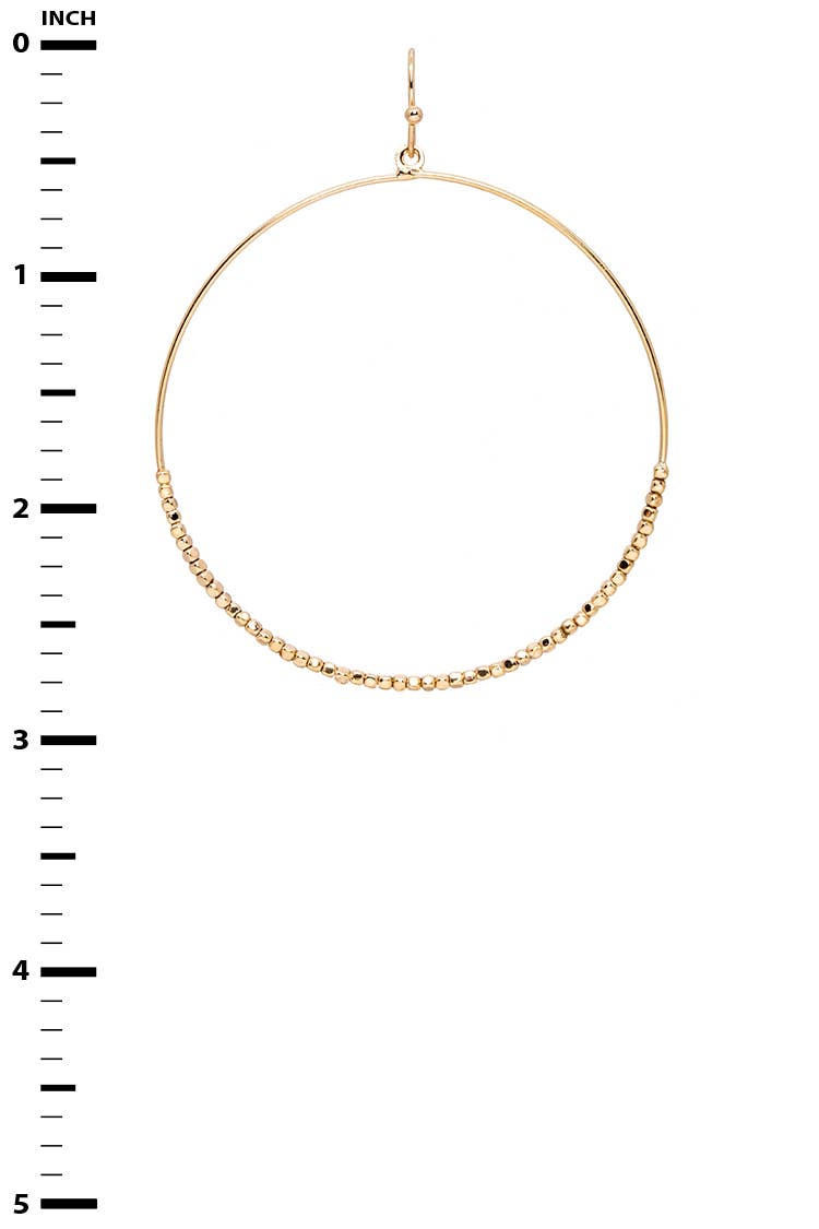 Artini Accessories - Wholesale Dangle Earrings - Iconic Ring Ring Drop Petite Nuggets Earrings Earrings2