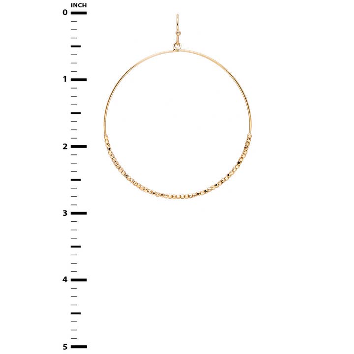 Artini Accessories - Wholesale Dangle Earrings - Iconic Ring Ring Drop Petite Nuggets Earrings Earrings2