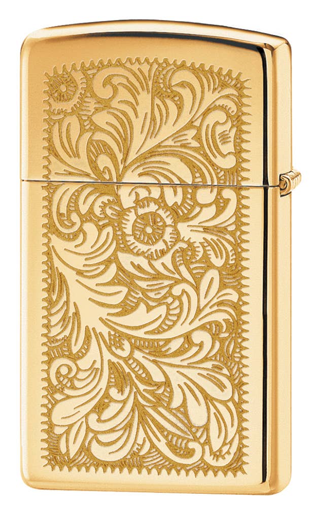 Zippo Manufacturing Company - Wholesale Lighter - 1652 Slim Brass Venetian1