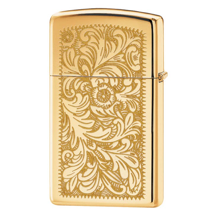 Zippo Manufacturing Company - Wholesale Lighter - 1652 Slim Brass Venetian1