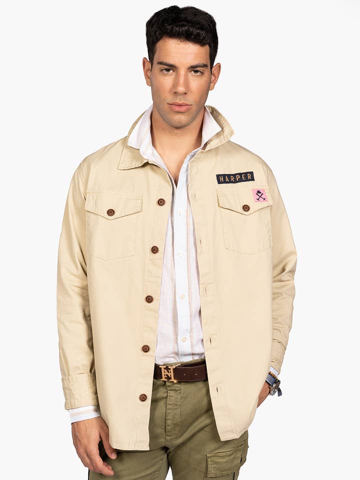 Sobrecamisa Bolonia para venta al por mayor de Harper & Neyer