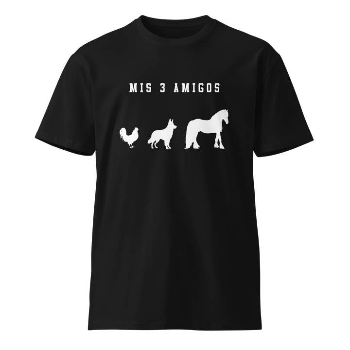 Mis 3 Amigos Men's Authentic Mexican Graphic Quote Tee for wholesale by AloCasual