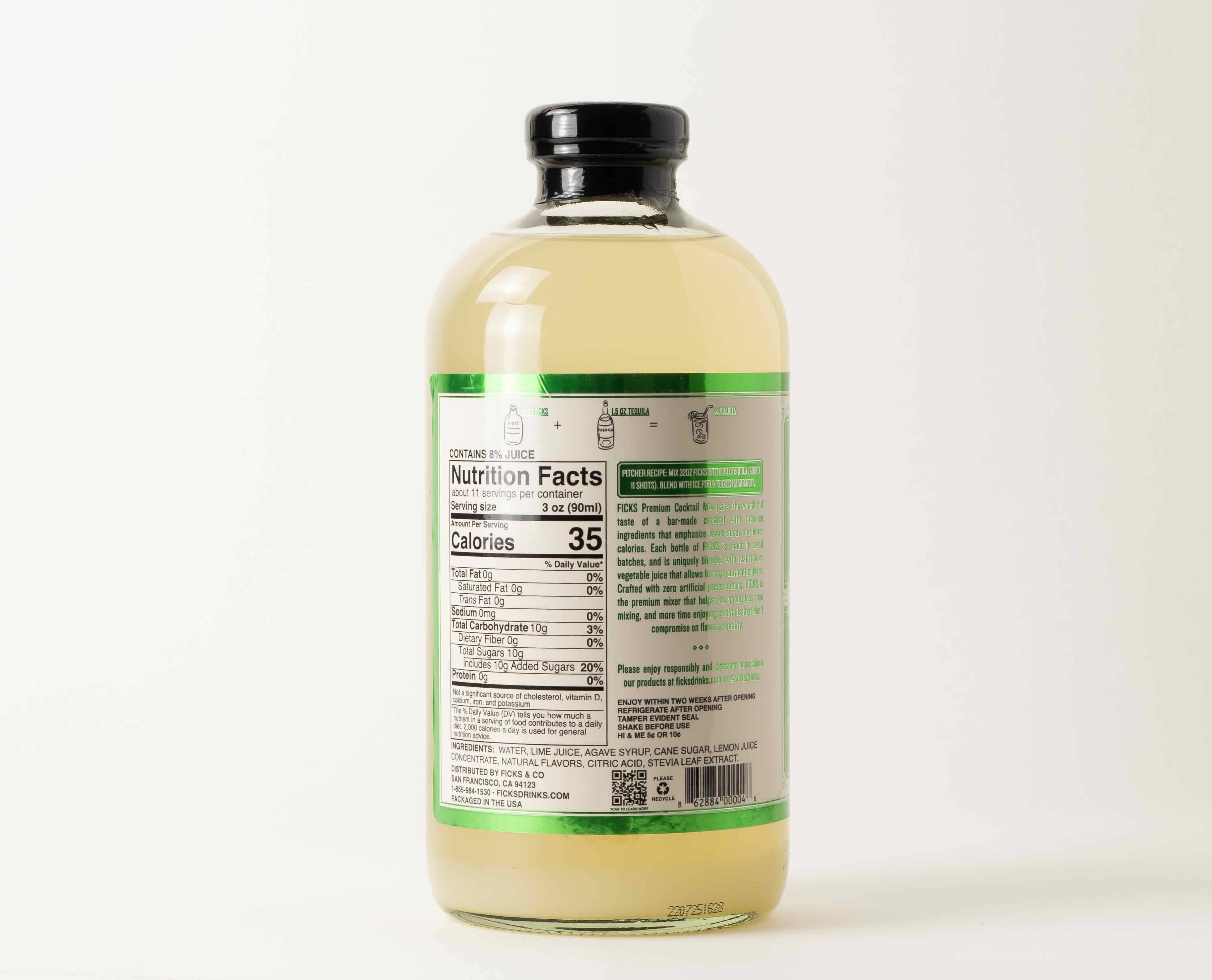 FICKS - Wholesale Cocktail Mix/Syrup - FICKS Premium Margarita Cocktail Mix2