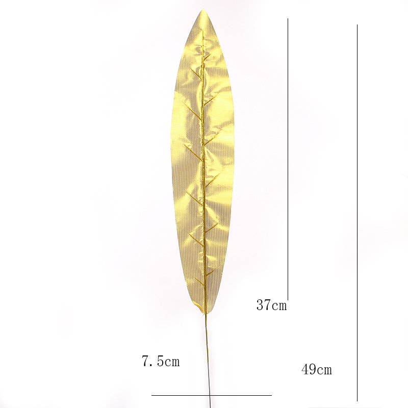 Your Party Box - Vente Décalcomanie – décorations de fête - Feuilles dorées - Ensemble de 119