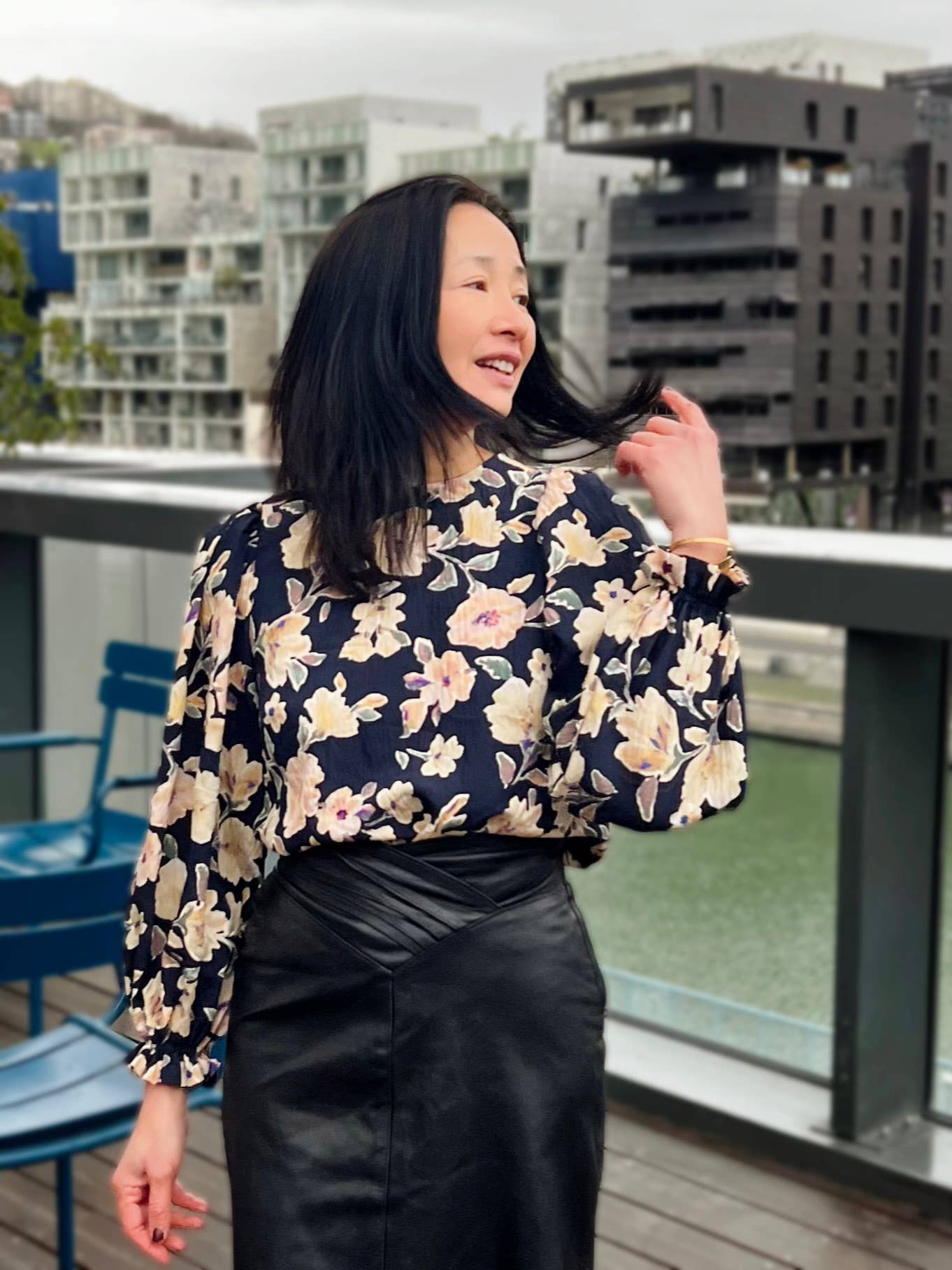 MY DRESS MADE - Wholesale Fabric - Satin and textured viscose fabric CAMELIA - Printed in France5