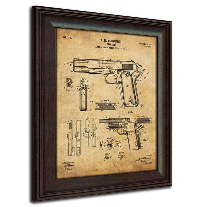 Personal Prints - Wholesale Art Print - Firearm Guns - Patent Art