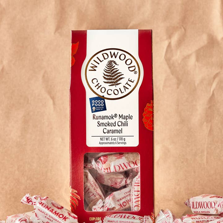 Wildwood Chocolate - Wholesale Caramel - Runamok Smoked Chili Caramel Box1