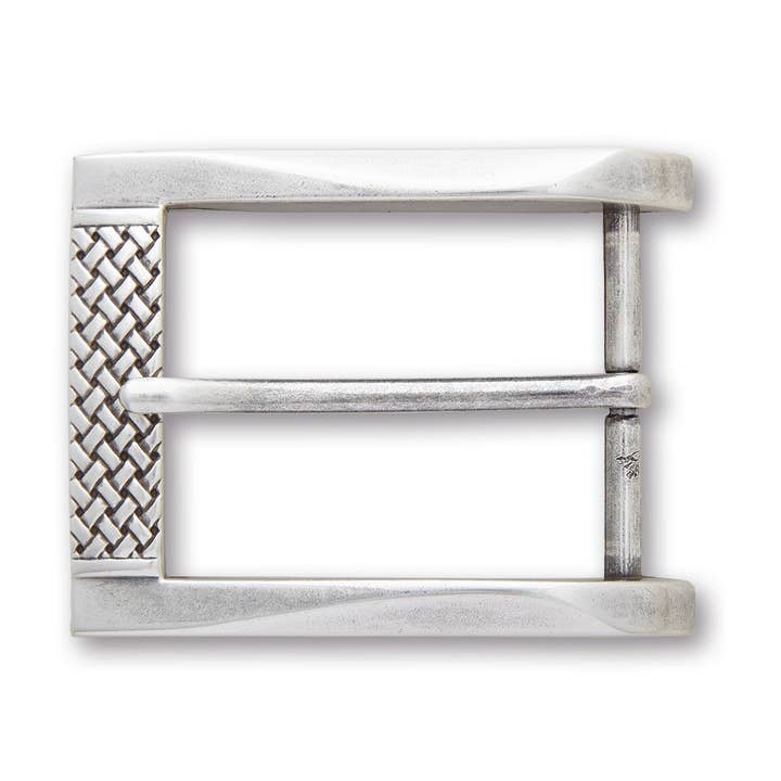 Close M01247 Braid Silver-Plated - ONLY BUCKLE for wholesale by VMP Ledergürtel