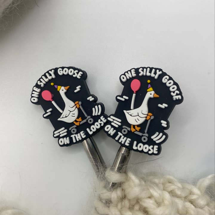 Silly Goose Needle Stoppers for wholesale by The Crafty Maritimer