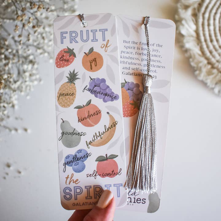 Fruit of the Spirit Bookmark for wholesale by Wild Peonies Studio