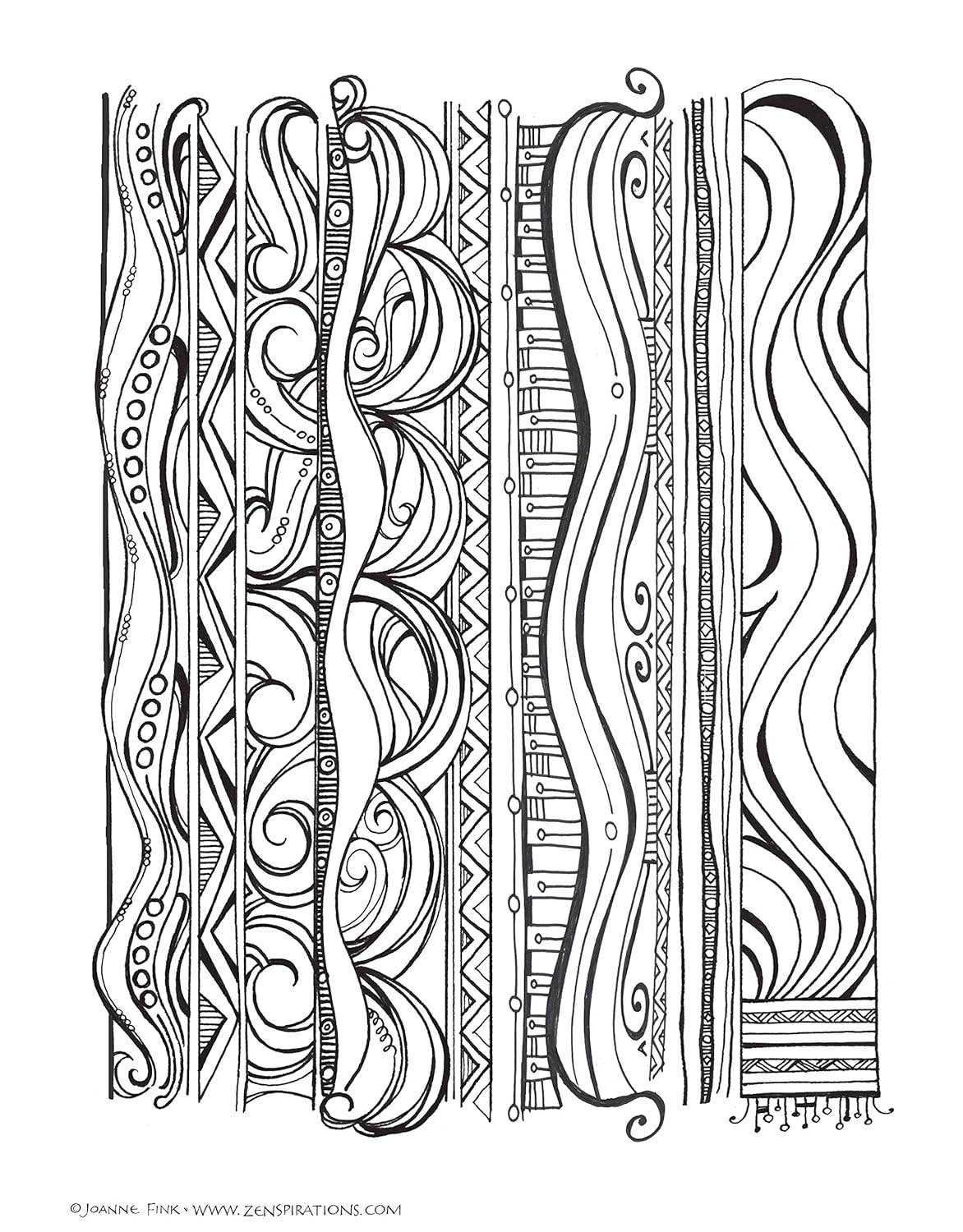 Fox Chapel Publishing - Wholesale Kleurboek - Volwassene - Zenspirations (R) Kleurboek Abstracte en geometrische ontwerpen2