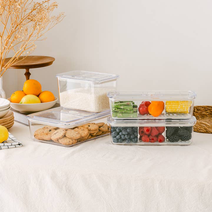 Prepara - Wholesale Food Storage Container - Latchlok Click OAT 6.2 Cup with Oat Raiser & Divider
2