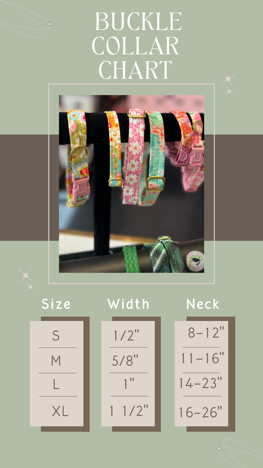 Little Barks Boutique - Vente Collier – chien - Le « Willow » - Collier pour chien9