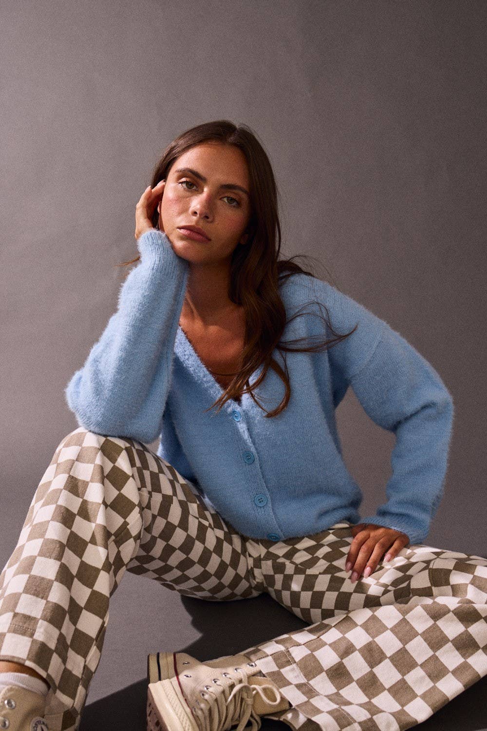 Papermoon - Wholesale Pants - Women's - PP16140-4 - Demi Checkered Bottoms w Elastic Band19