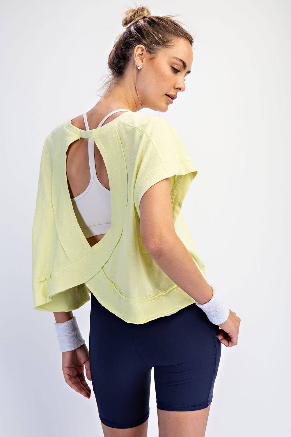 Rae Mode - Wholesale Shirt - Women's - COTTON SLUB OPEN BACK TOP29