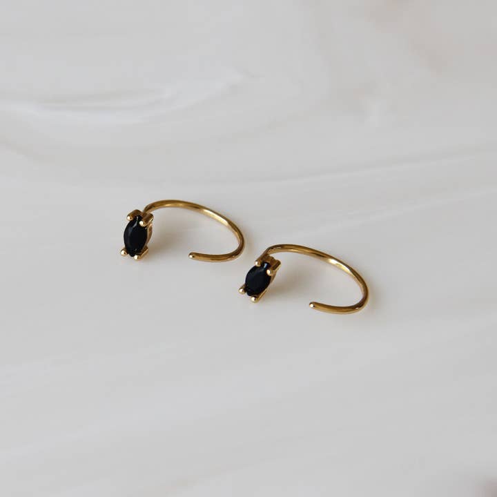 MAIVE - Wholesale Hoop Earrings - Stella Semi Hoops