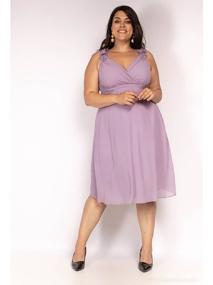 Eva & Lola - Epsilonn - Wholesale Dress - Women's - HM2103-1 - Elegant plus-size dress8