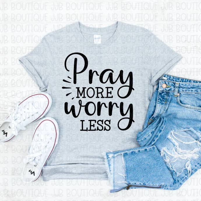 Pray More Tee for wholesale by Rockin’ 5A Apparel