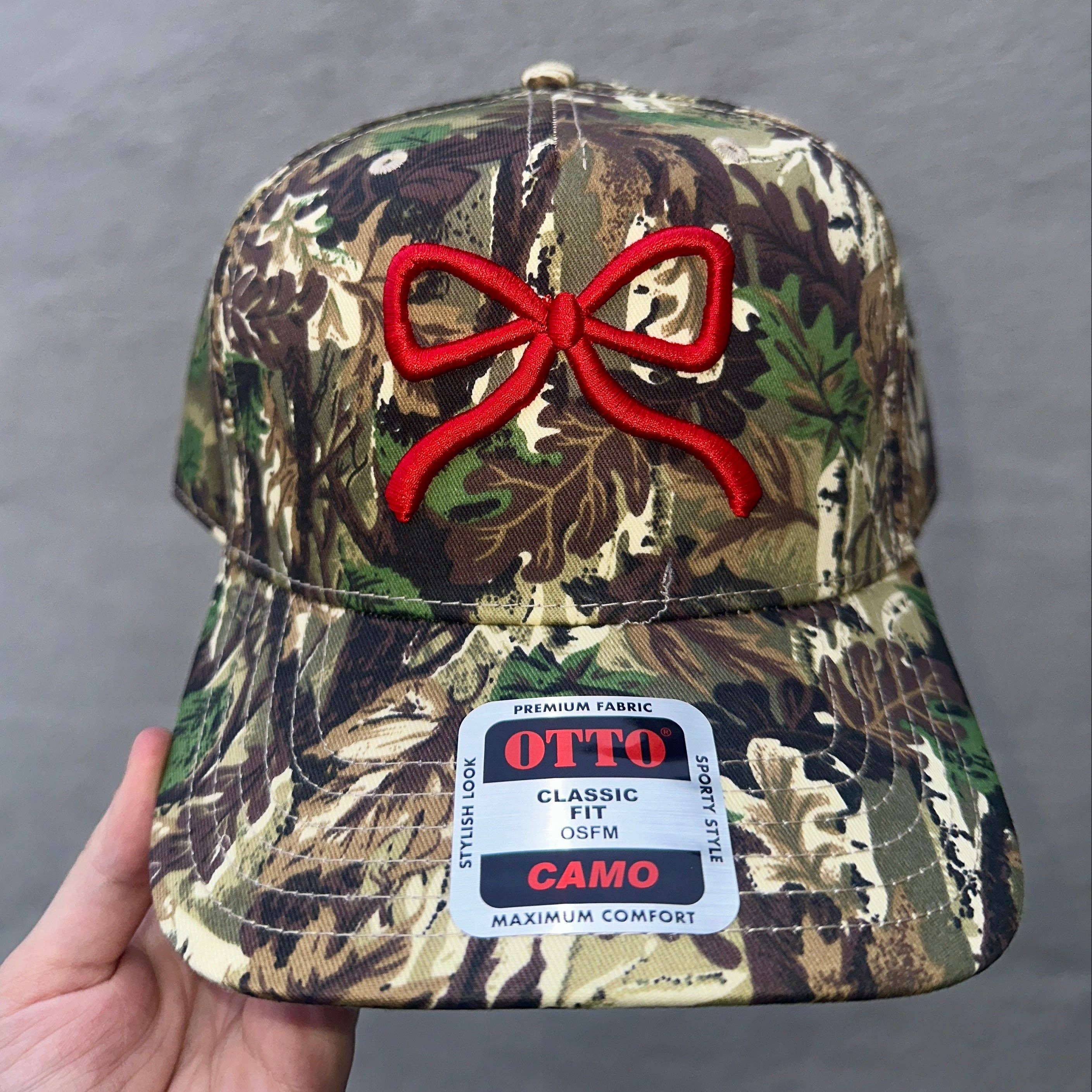 Pyramid Printing & Promotional - Wholesale Hat Accessory - Women's - Camo Bow Embroidered Trucker Hat2