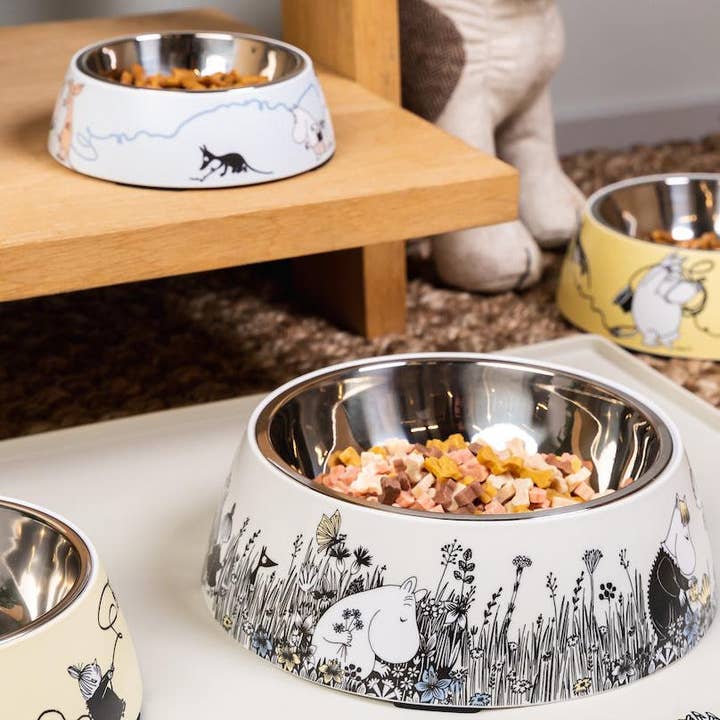 MOOMIN For Pets | Bowl | Large Grey | ⌀ 22cm x 6.8cm for wholesale by Treacle George (Muurla)