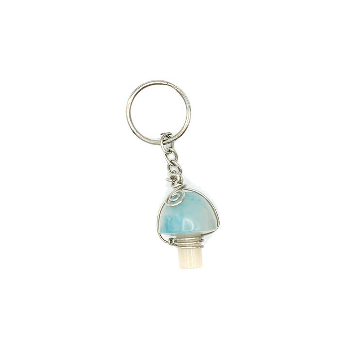 Mushroom Resin Keychain for wholesale by Gypsy Rose
