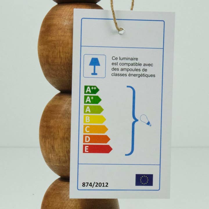 Mars & More - Brand of B Living - Wholesale Decorative Tabletop Object - Lamp base bulbs mango wood 30cm4