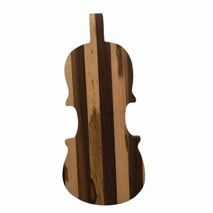 FIDDLE / VIOLIN LARGE CHARCUTERIE /CUTTING BOARD for wholesale by TG Designs