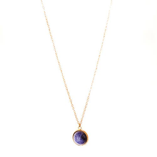 Christina sodalite necklace | Baroca Bijoux Paris for wholesale by Baroca Bijoux Paris