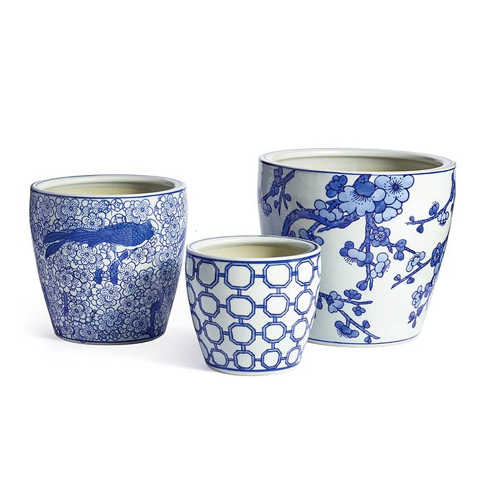Napa Home & Garden - Wholesale Plant Pot - Barclay Butera Dynasty Flower Pots, Set Of 3