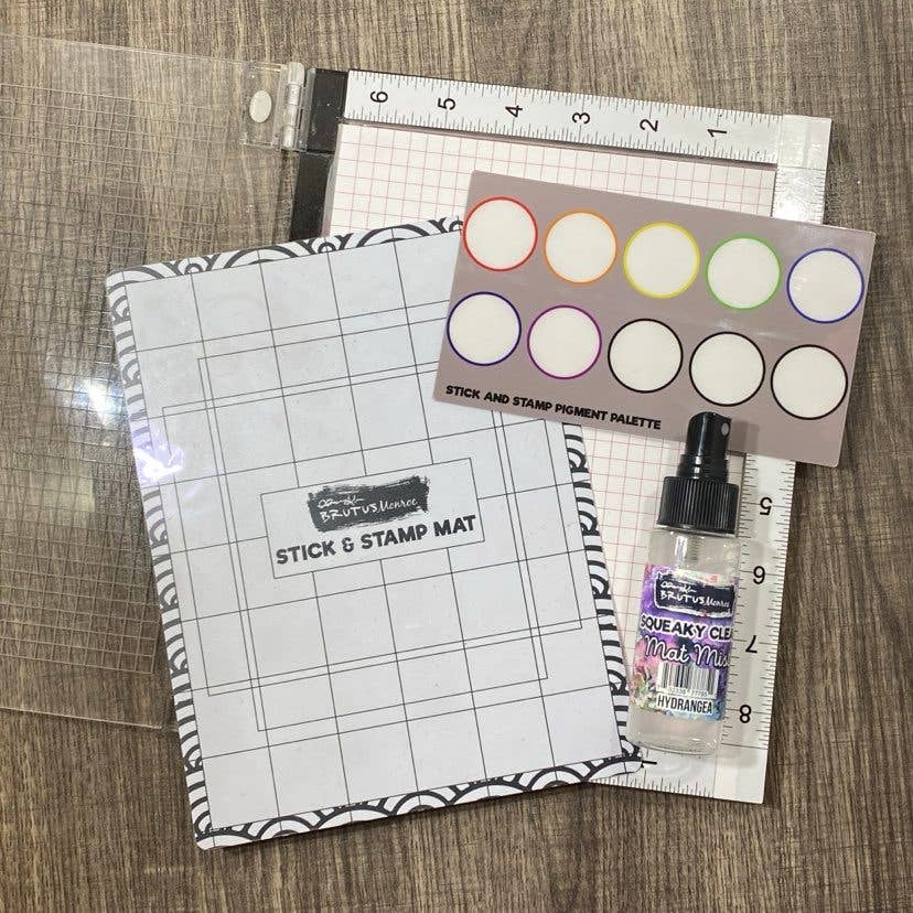 Brutus Monroe LLC - Wholesale Craft Tool - Stick and Stamp Pigment Palette0