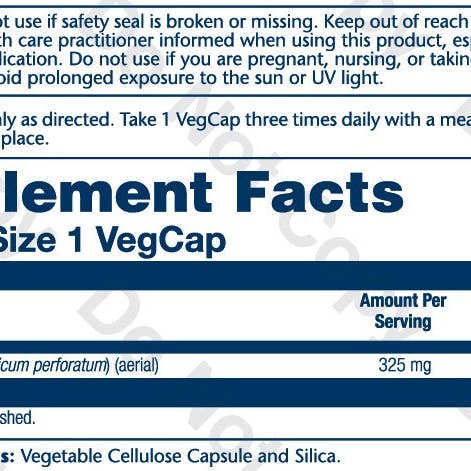 Solaray - Wholesale Oral Supplement/Vitamin - St. John's Wort Aerial 325mg2