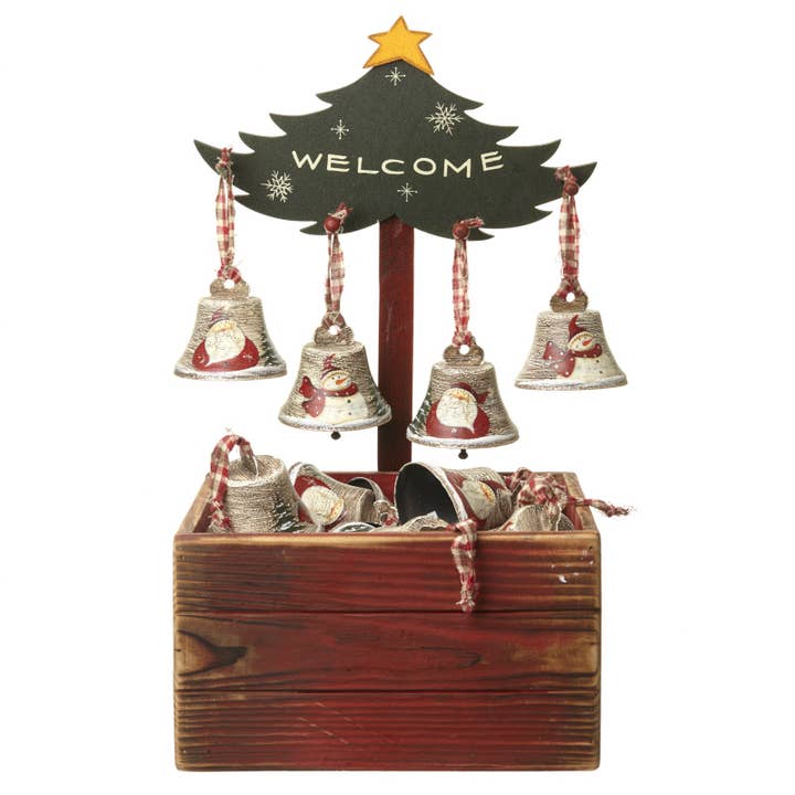 HANGING METAL BELL BOX SET - LARGE for wholesale by Heaven Sends