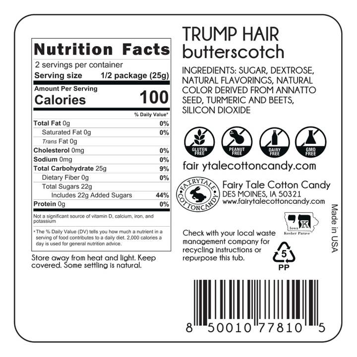 Fairy Tale Cotton Candy - Wholesale Cotton Candy - Trump Hair Cotton Candy2