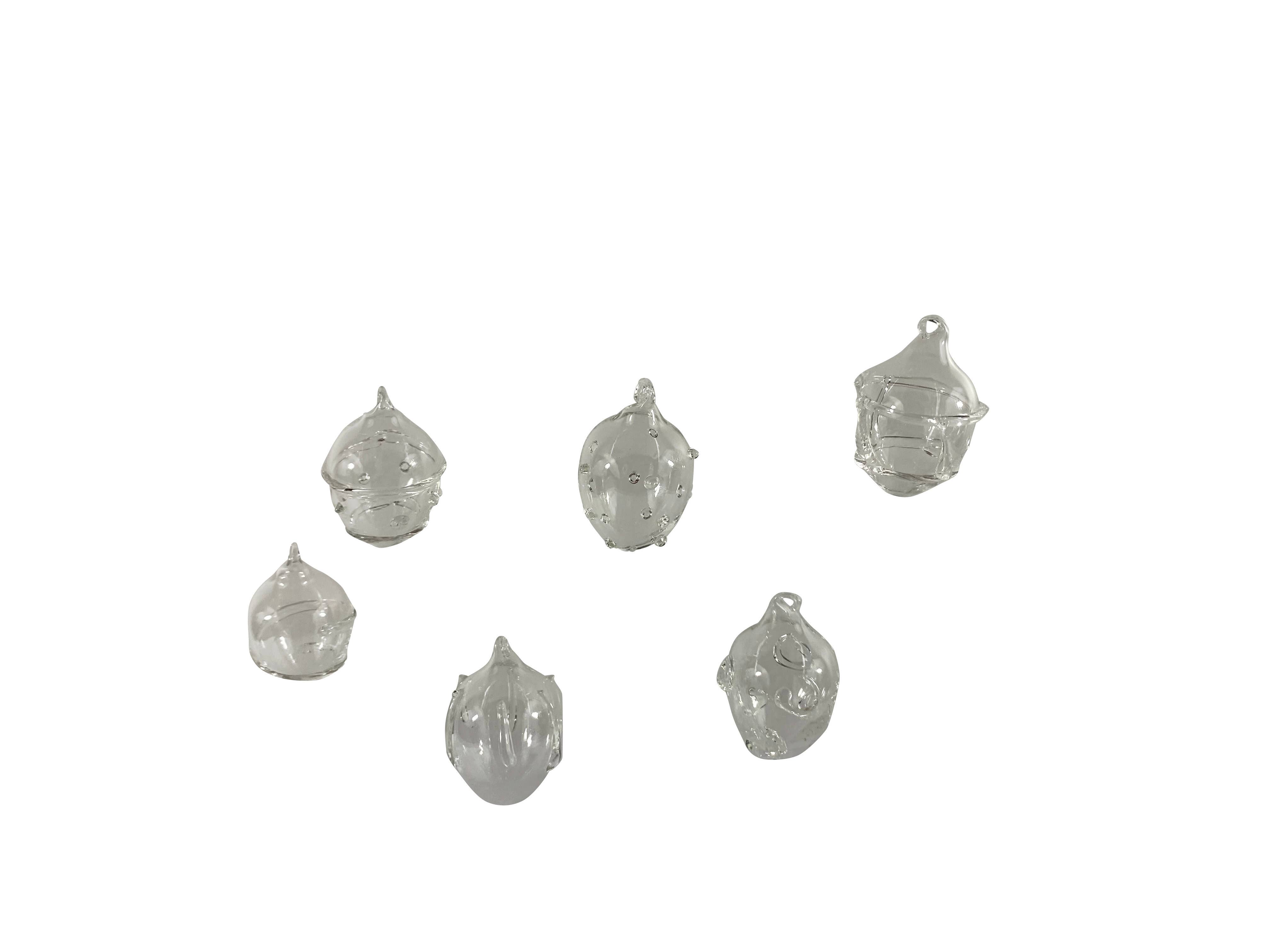 FW-Glas - Wholesale Decorative Tabletop Object - mini eggs clear glass